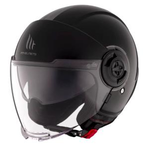 Casco MT Viale SV S Solid A1 negro brillo